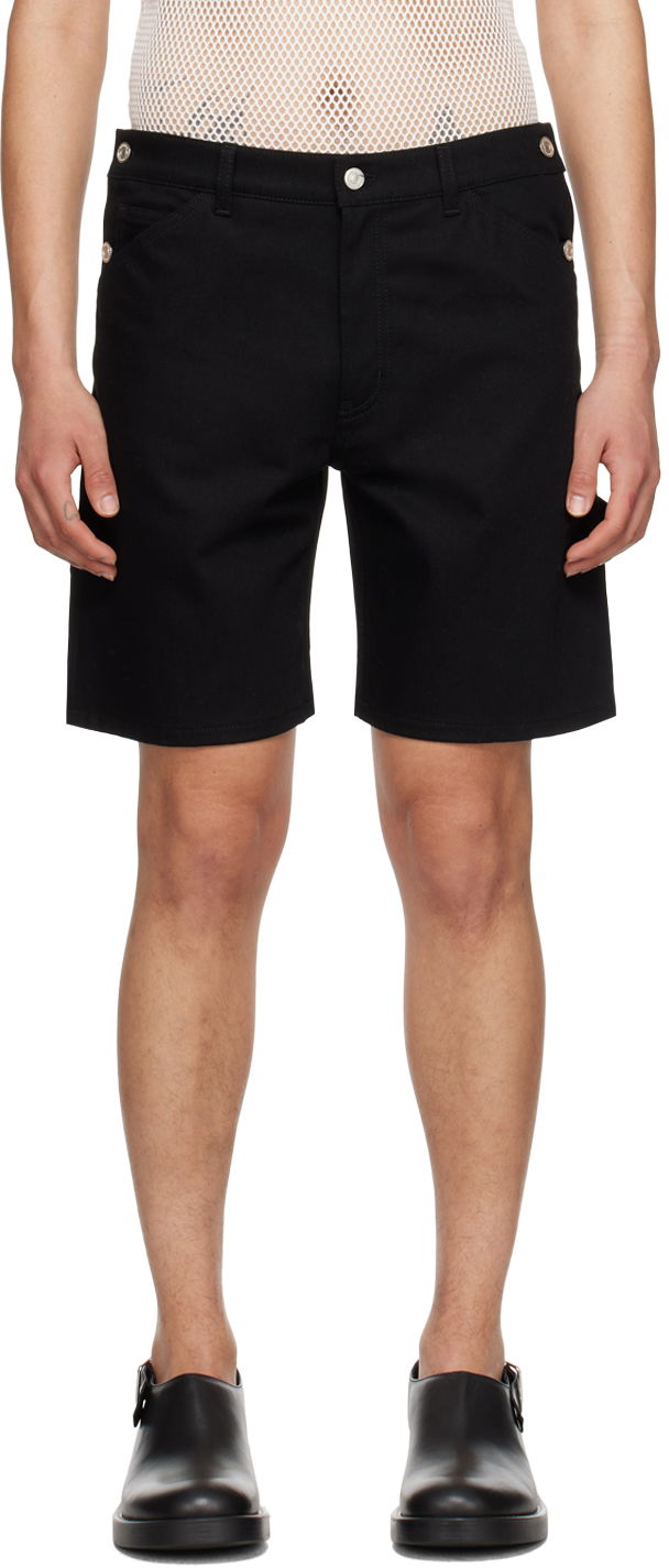 Kratke hlače Courrèges Courrèges Shorts Crna | 124DSH026DE0020