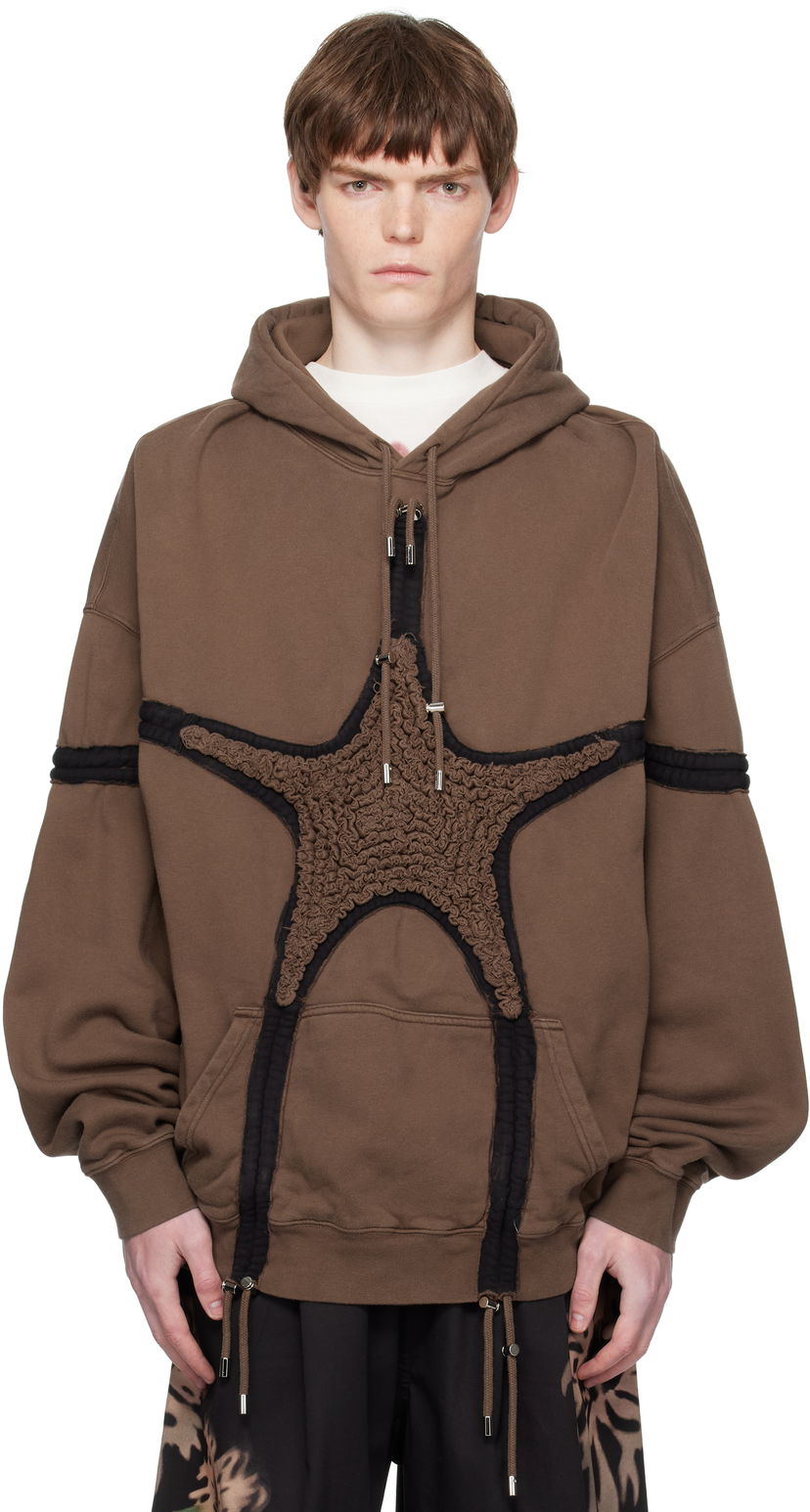 Dukserice Collina Strada Collina Strada Soft Star Hoodie Smeđa | XX8002