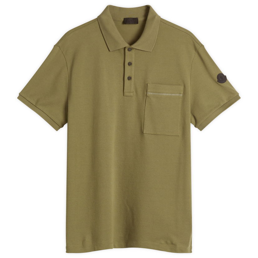 Polo majica Moncler Moncler Cotton Piquet Polo Shirt, Size X-Small Zelena | 8A000-09-89A16-82G
