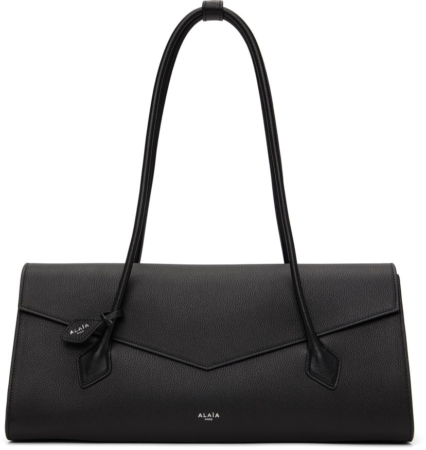 Ručna torbica Alaïa 'Le Teckel Flap' Leather Shoulder Bag Crna | AA1S06042CA321