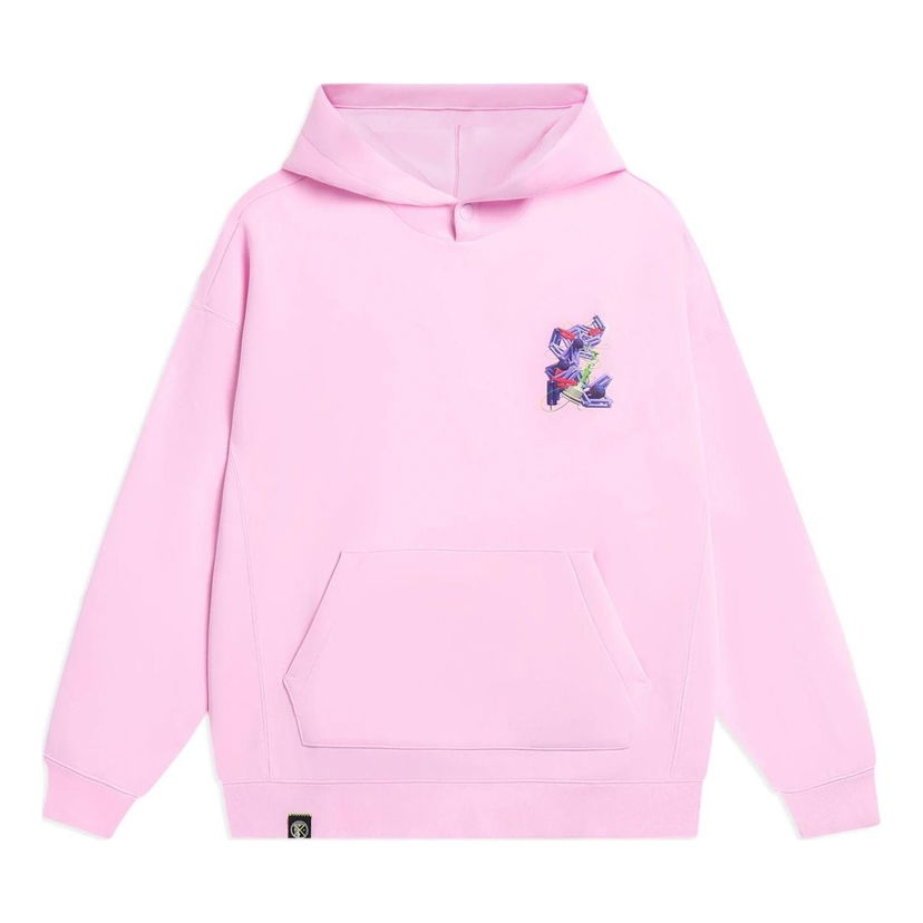 Dukserice Li-Ning Wade Art Graphic Hoodie Ružičasta | AWDSE73-4