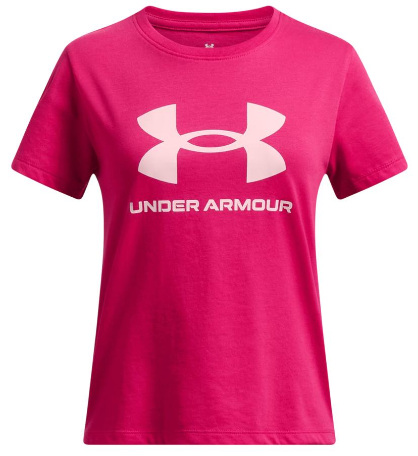 Majica kratkih rukava Under Armour Under Armour Big Logo Short Sleeve T-Shirt Ružičasta | 1389756-681