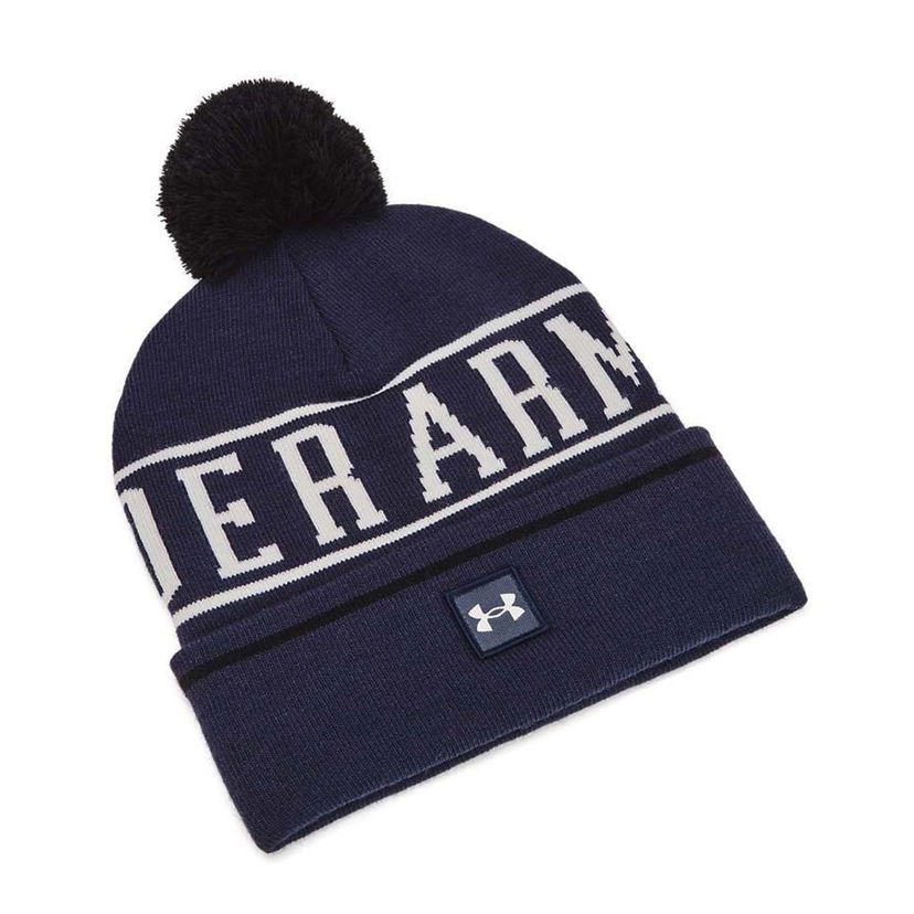 Kapica Under Armour Beanie With Pom Plava | 1386634-410