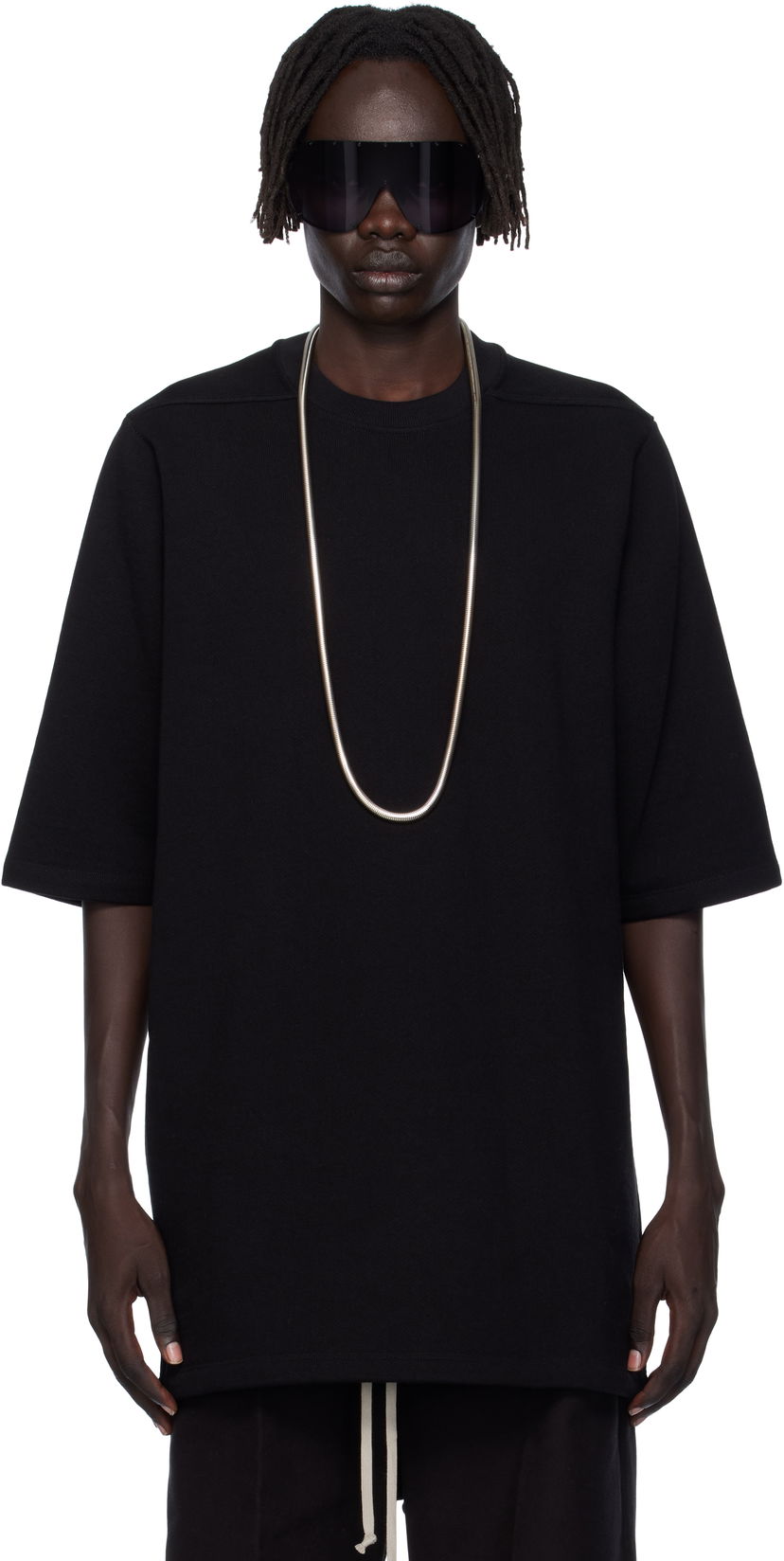 Majica kratkih rukava Rick Owens Rick Owens Concordians Jumbo T-Shirt Crna | RU02E1249 JTC