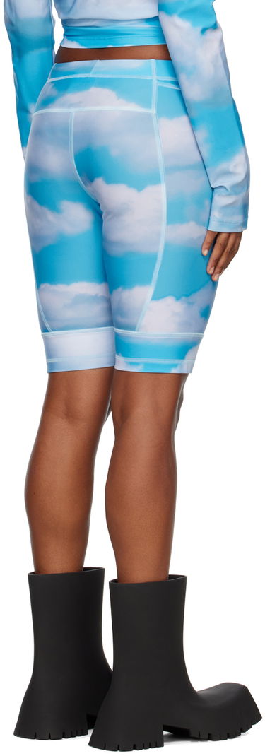 Kratke hlače VETEMENTS Printed Bike Shorts Plava | VL14AT400S, 2