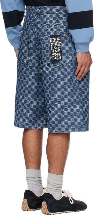 Kratke hlače Ksubi Maxx Klassik Patterned Denim Shorts Plava | MFA25WA020, 2