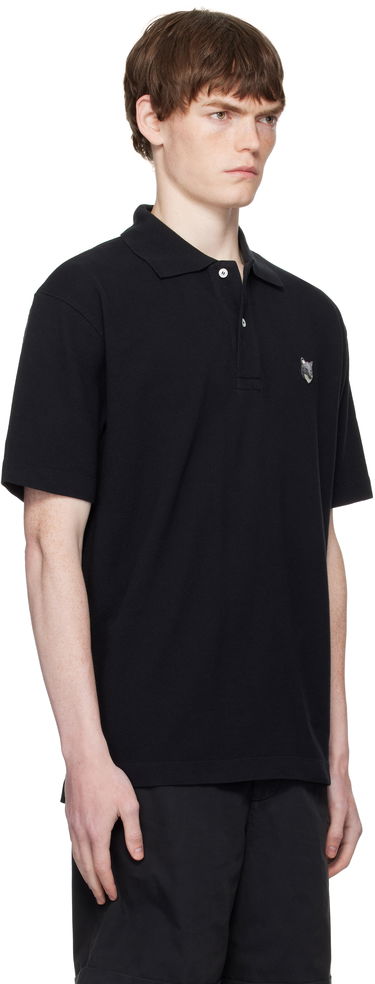 Polo majica MAISON KITSUNÉ Maison Kitsuné Fox Head Patch Polo Siva | PM00210KP0001, 4