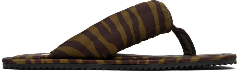 Odjeća The Attico Attico Indie Flip-Flops Smeđa | 250WSH00797 PAA014PR