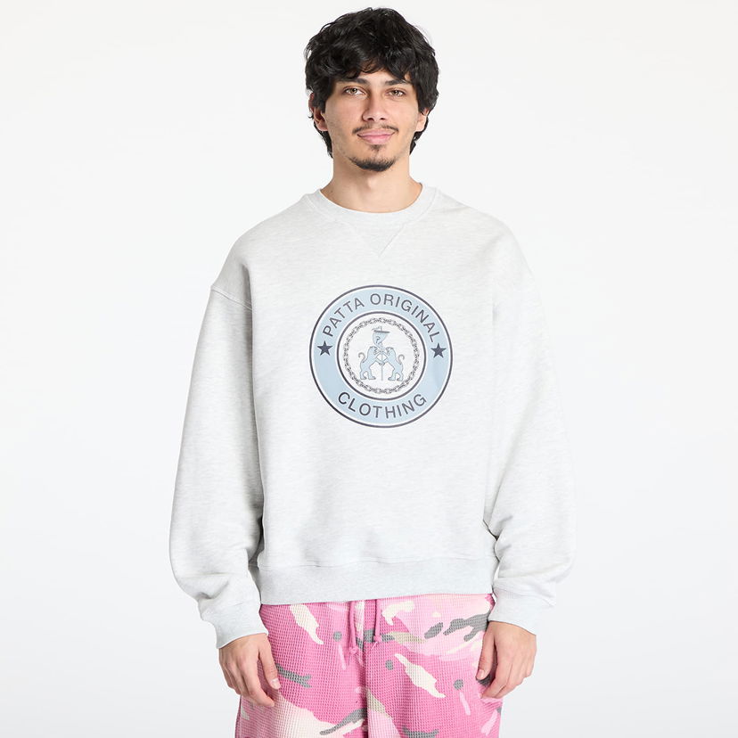 Dukserice Patta Patta Marina Crewneck Sweater Siva | POC-SS25-2050-315-0004-087
