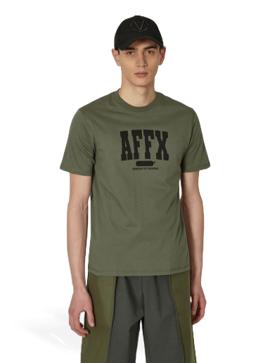 Majica kratkih rukava AFFXWRKS Varsity Zelena | SS23T05 SOFTGREEN