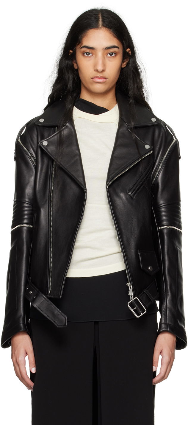 Bomber jakna Helmut Lang Helmut Lang Astro Biker Jacket Crna | O05HM103