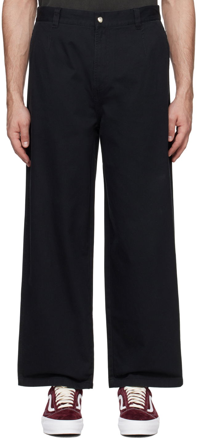 Hlače Stüssy Black Workgear Trousers Crna | 116625