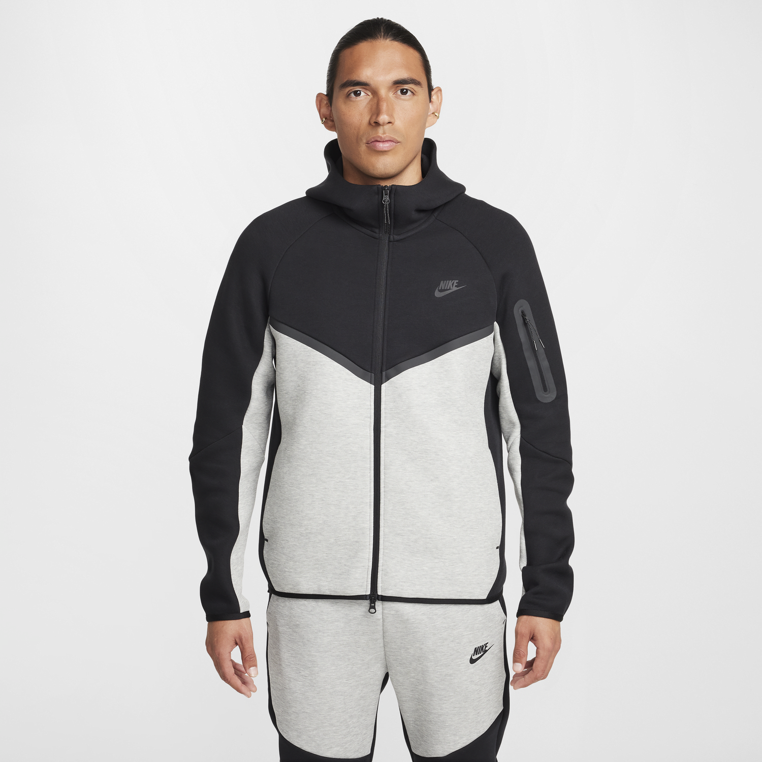 Dukserice Nike Nike Tech Windrunner Full-Zip Hoodie Siva | HV0949-011, 1