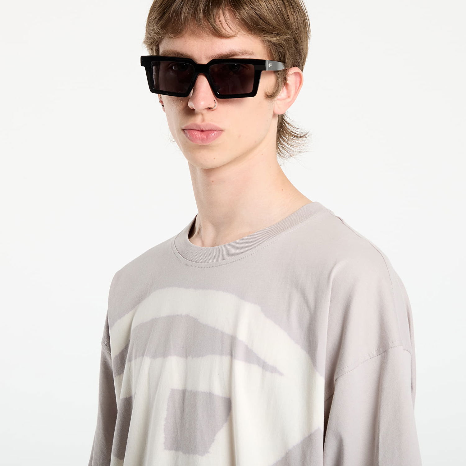 Majica kratkih rukava Diesel T-Boxt-Bleach T-Shirt Grey Siva | A14872_0QKAS 9BZ, 1