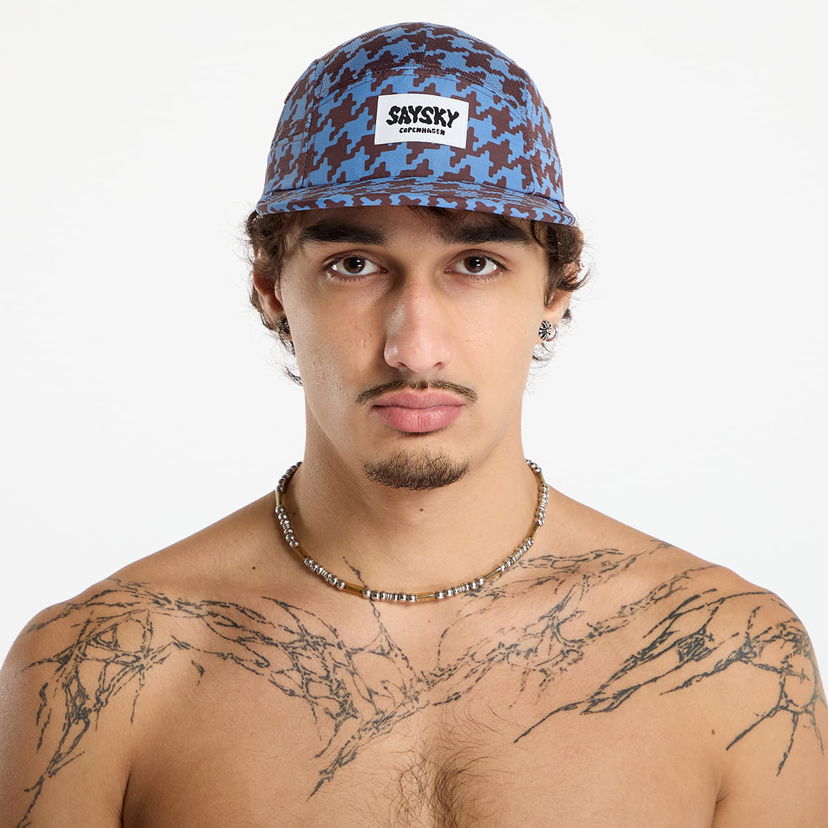 Kapa Saysky Combat Houndstooth Print Universal Fit 5-Panel Cap Višebojno | OUACA101C1047
