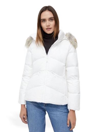 Pernata jakna CALVIN KLEIN Puffer Jacket Bijela | K20K204952.9BYY