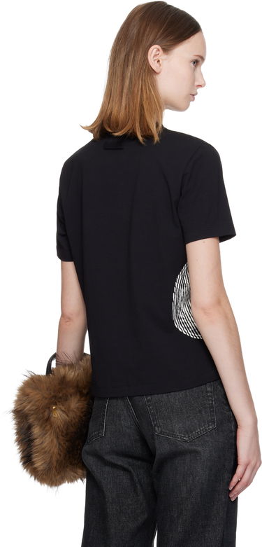 Majica kratkih rukava Jean Paul Gaultier 'The Laurel Stamped' Baby T-shirt Crna | 25/04-W-TO376-J002-0001, 2