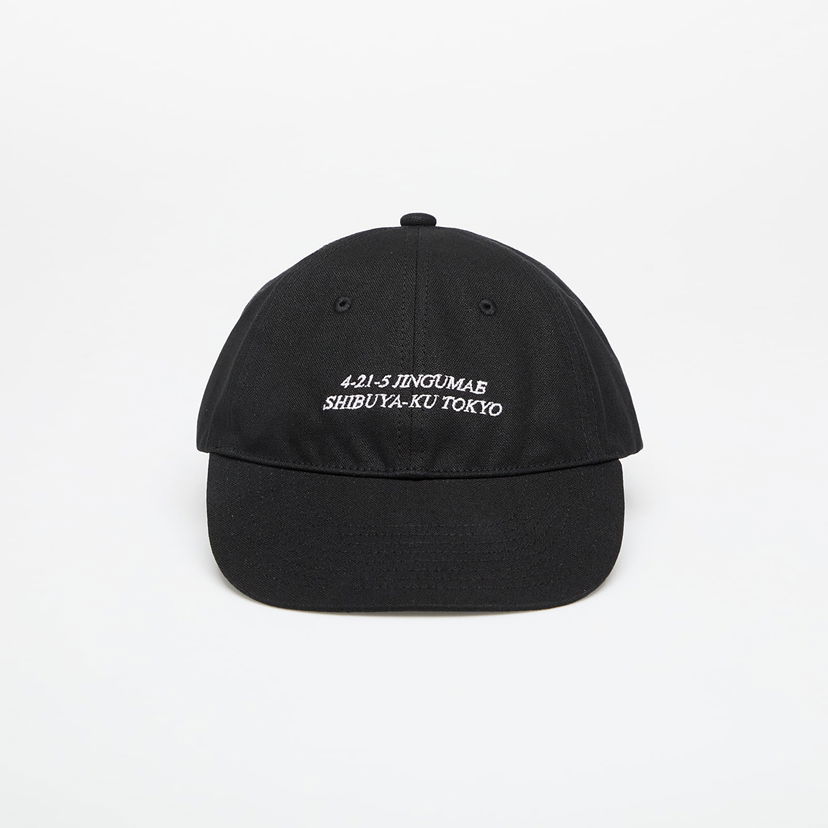 Kapa BAPE A BATHING APE Slogan Cap Crna | 001CPL301303MBLK