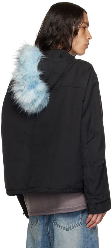 Bomber jakna We11done Sortie Buttoned Neckline Jacket Crna | WD-JK3-23-052-U-BK, 2