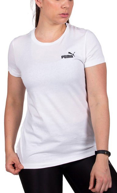 Majica kratkih rukava Puma T-Shirt Small Logo Bijela | 586776-02