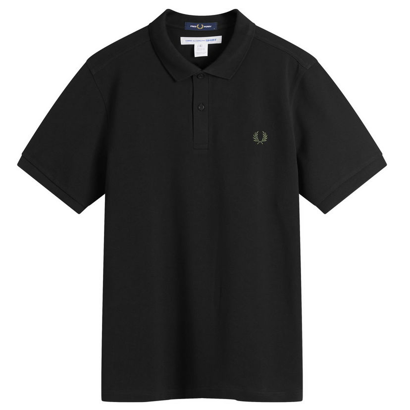 Polo majica Comme des Garçons Back Print Polo Shirt Crna | FN-T105-1