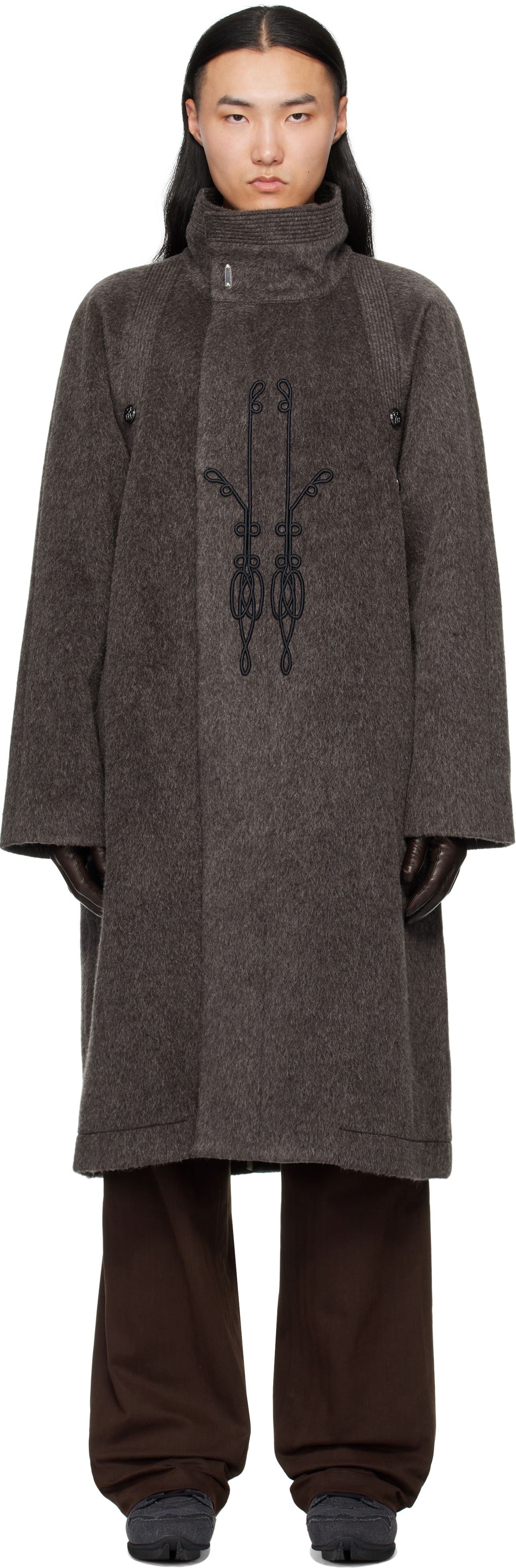 Kaputi KIKO KOSTADINOV Kormos Military Coat Siva | KKAW25C01-44, 0