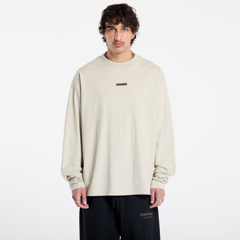 Majica kratkih rukava Fear of God Fear of God Essentials Classic Long Sleeve T-Shirt Bež | 125SP254202F-969