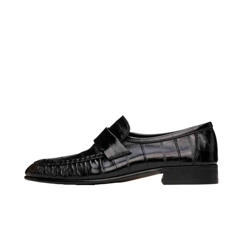 Tenisice i cipele The Row Soft Leather Loafers Crna | F1280-E17