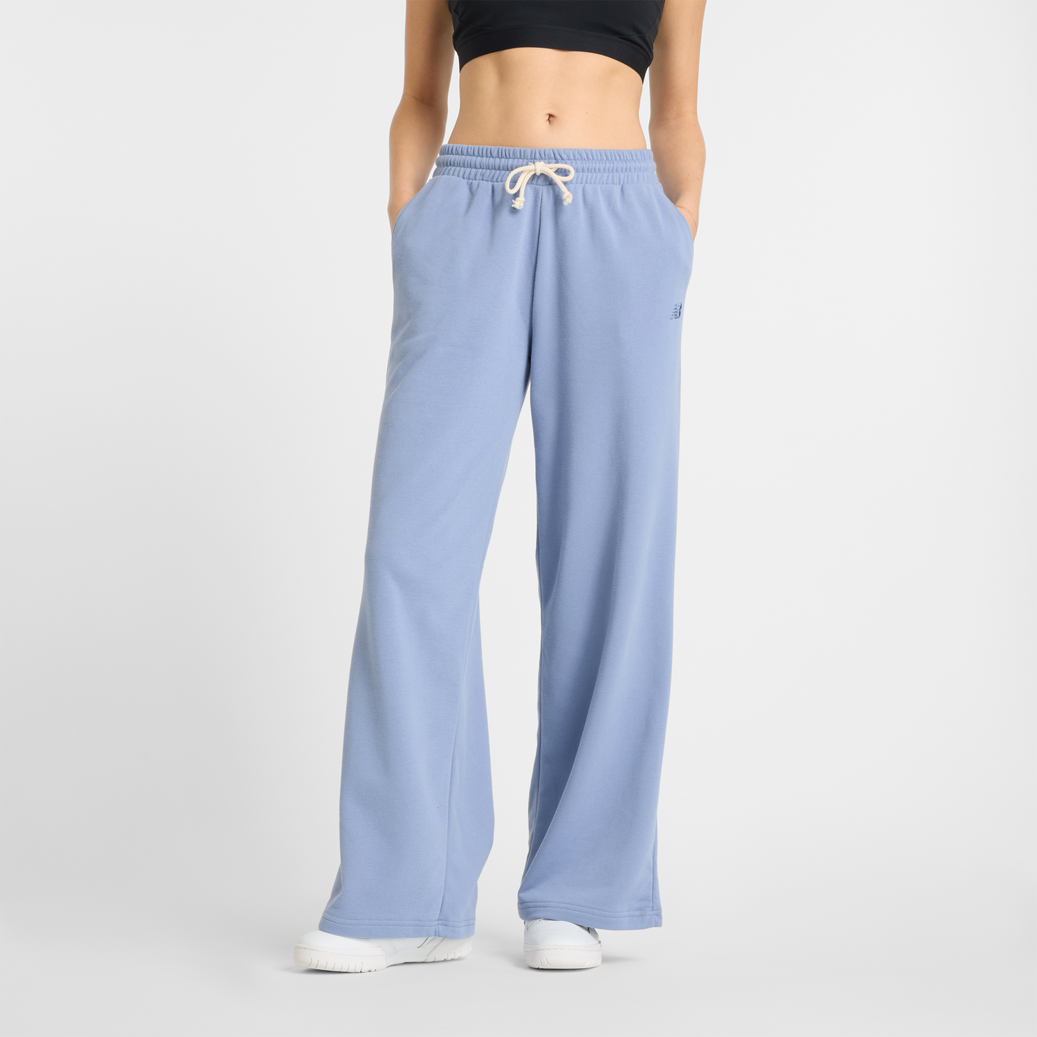 Trenirka New Balance Wide Leg Sweatpants Plava | NBWP51503DUS, 0