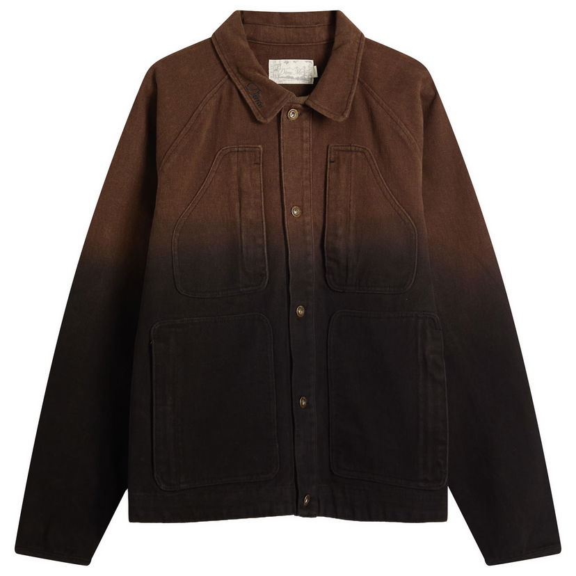 Jakna Dime Dime Dipped Chore Jacket, Size Large Smeđa | DIMESU252-BRW