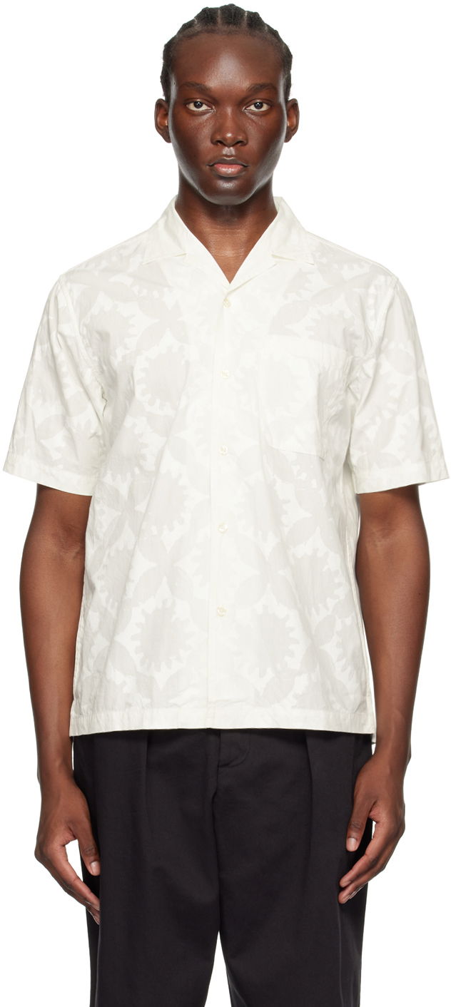 Košulja Universal Works Universal Works Minari Print Resort Shirt Bijela | P3078