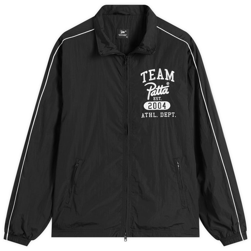 Vjetrovka Patta Patta Athletic Nylon Track Jacket Crna | POC-AW25-4550-849-0006-001