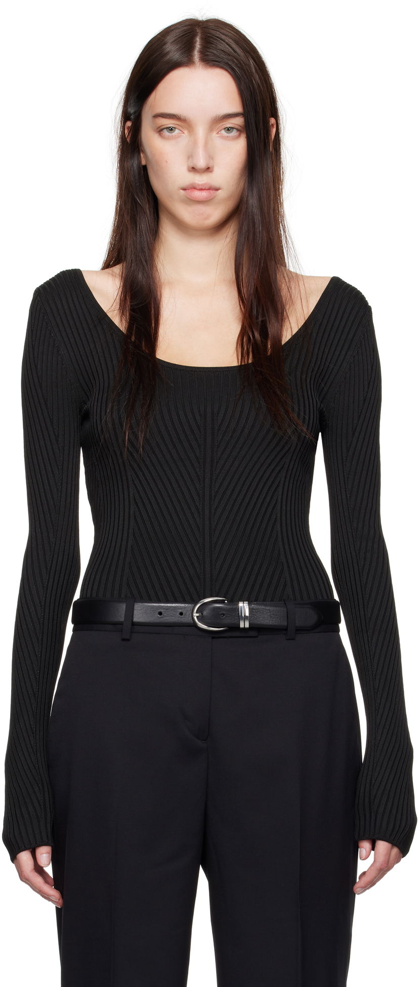 Majica bez rukava CALVIN KLEIN Rib Top Crna | 81WL393-Q9G
