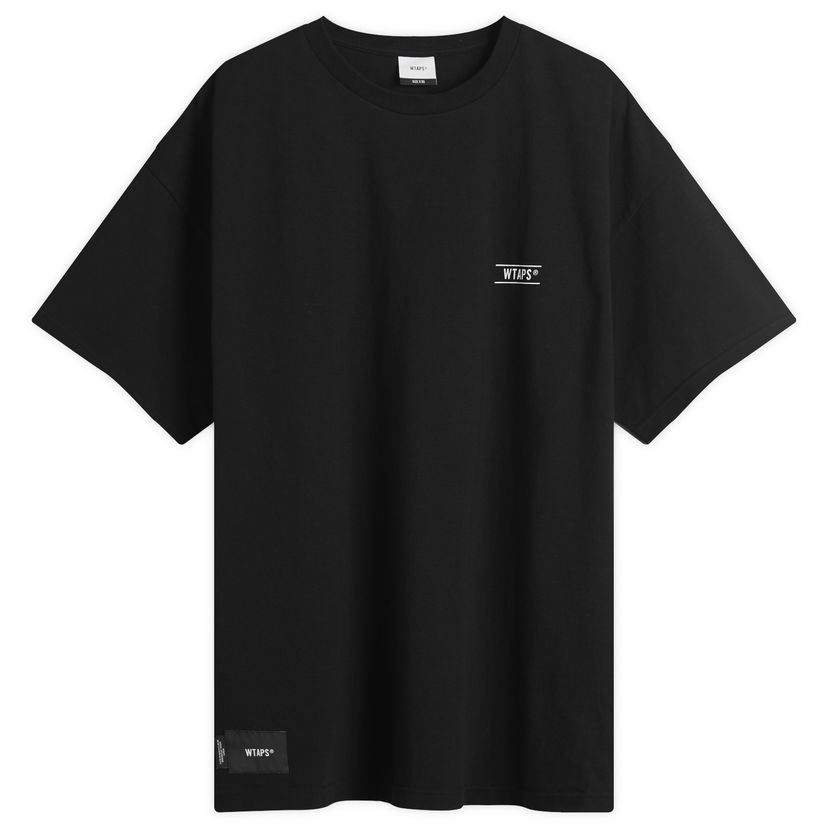Majica kratkih rukava WTAPS Containing 02 Crewneck Short Sleeve T-Shirt Crna | 251ATDT-STM10S-BLK