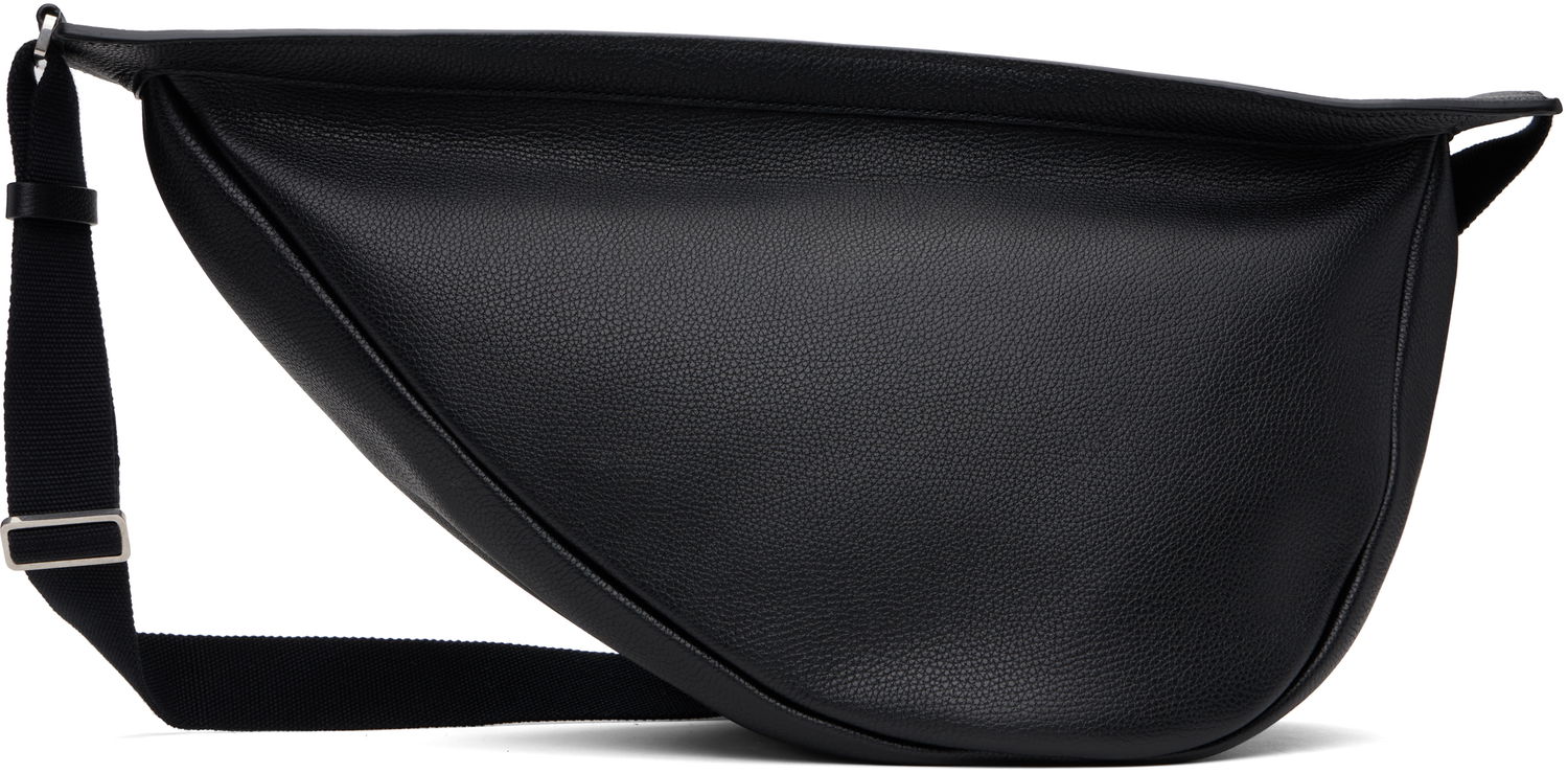 Torba za rame The Row The Row Large Slouchy Banana Bag Crna | W1196M-L145, 0