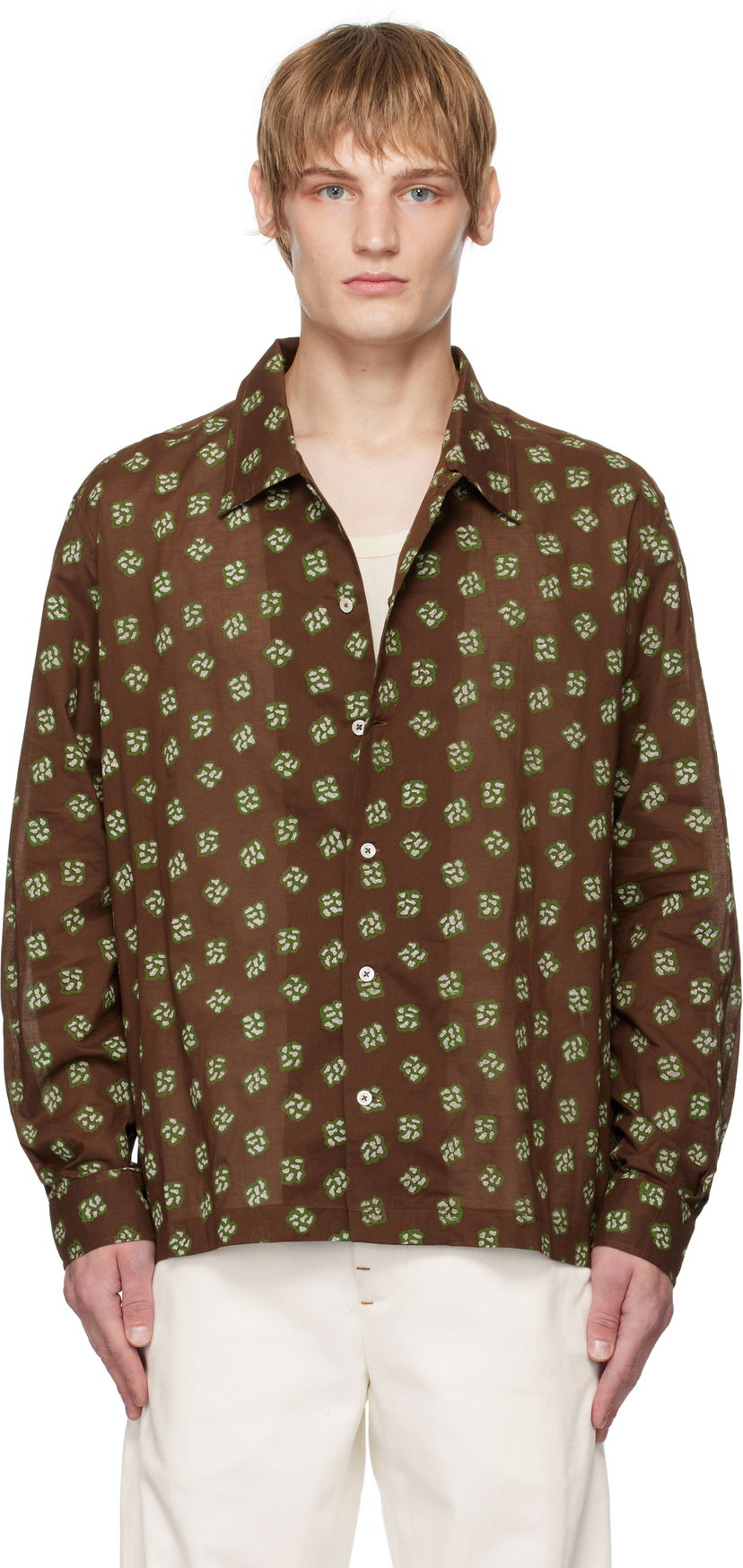 Košulja Bode Hop Tree LS Shirt Smeđa | MRF24SH030