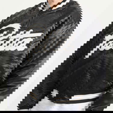 Bomber jakna Patta Patta Script Logo Satin Varsity Jacket, Size Small Crna | POC-AW25-5000-348-0016-001, 5