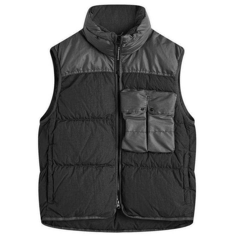 Prsluk C.P. Company Chrome-R Mixed Down Vest Crna | 17CMOW033A-006369M-999