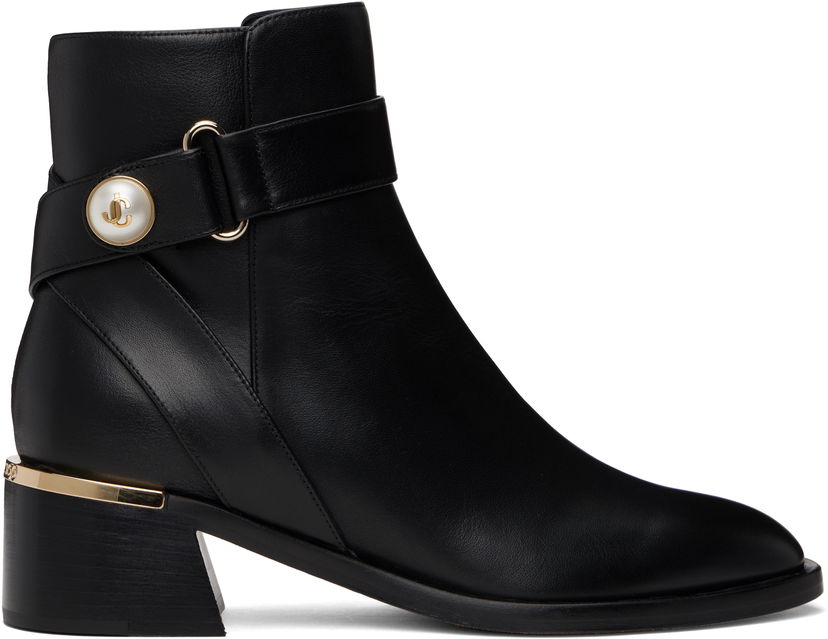 Njega cipela Jimmy Choo Jimmy Choo Noor 45 Ankle Boots Crna | NOOR 45 SQM