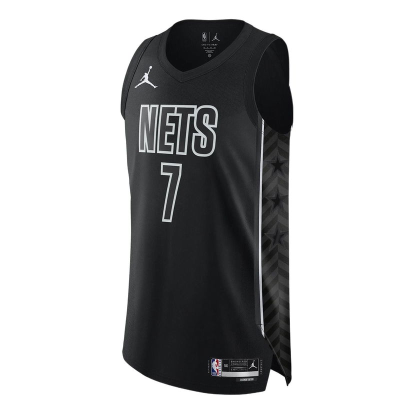 Majica bez rukava Jordan NBA Brooklyn Nets 'Kevin Durant 7' Jersey Crna | DQ0140-011