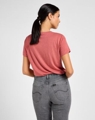 Jeans Lee V Neck Tee Siva | 112355200