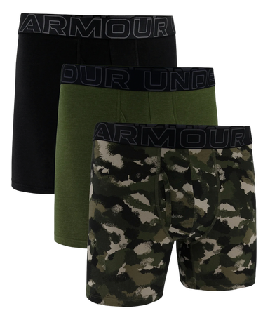 Bokserice Under Armour Performance Cotton Printed 6-Inch Boxer Briefs 3-Pack Višebojno | 1383890-391, 0