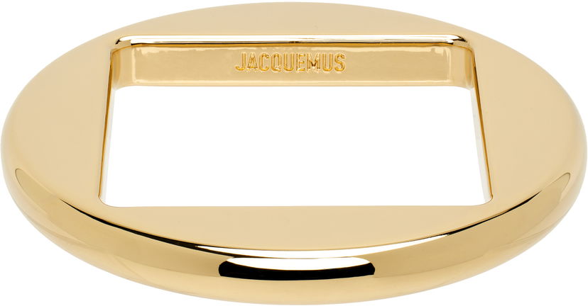 Prsten Jacquemus Jacquemus 'Le bracelet rond' Round Bracelet Metalik | 23H233JW633-5845
