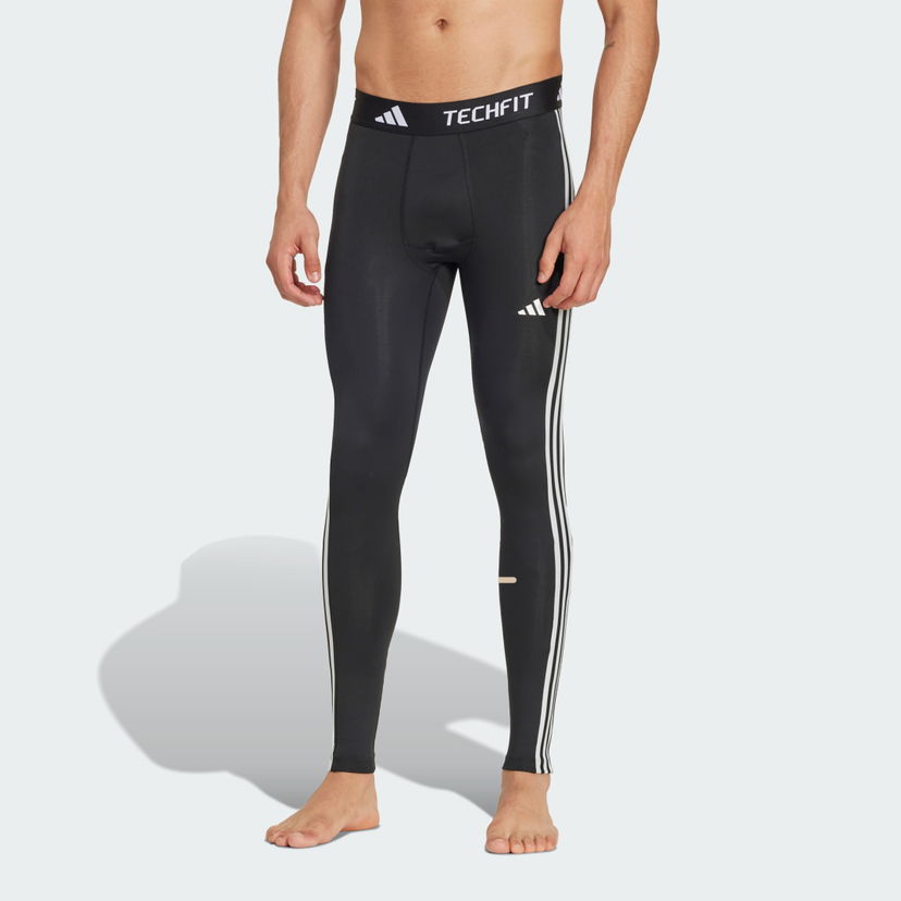 Tajice adidas Performance Techfit Compression Training 3-Stripes Long Crna | IN5587