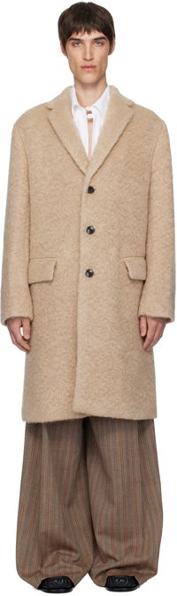 Dries Van Noten Textured Mohair Coat