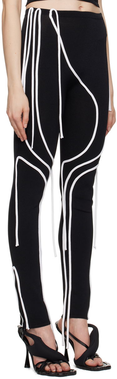 Tajice Ottolinger Ottolinger Strappy Leggings Crna | 703101, 4