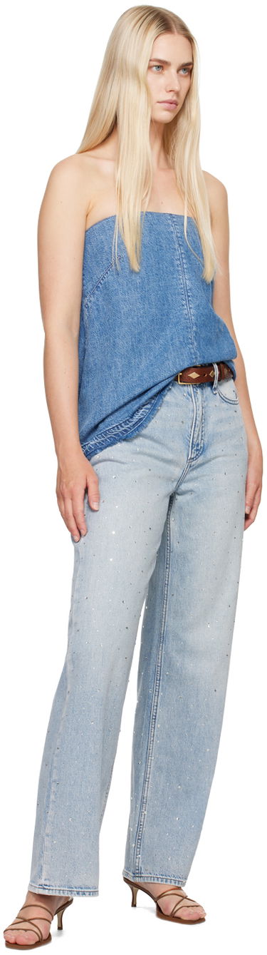 Pojasevi rag & bone Rag & Bone Colin Studded Belt Smeđa | WJW23F1029ST29, 2