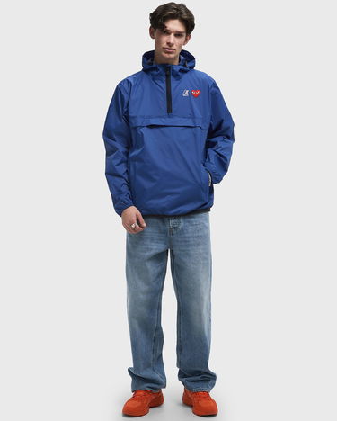 Vjetrovka Comme des Garçons PLAY x K-Way Half Zip Hooded Jacket Plava | AZ J502 051 2, 4
