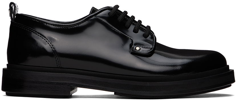 Odjeća AMI AMI Paris Anatomical Toe Derbys Crna | USV021.AL0044