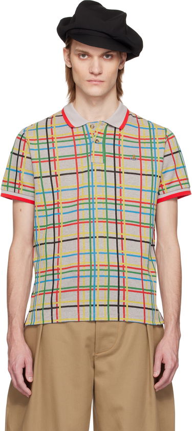 Polo majica Vivienne Westwood Vivienne Westwood Classic Plaid Polo Višebojno | 2H01000I-J009E-, 0
